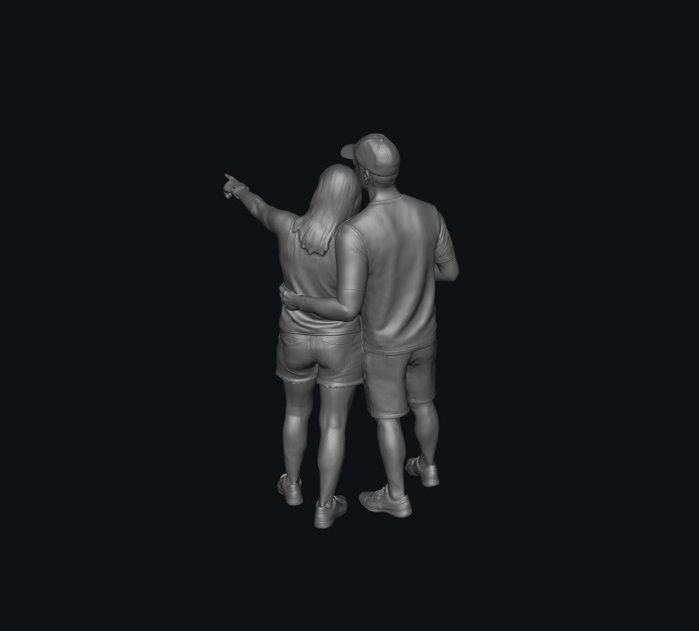 WOSC001 - Race Day Spectator - The Couple – Shared Moment