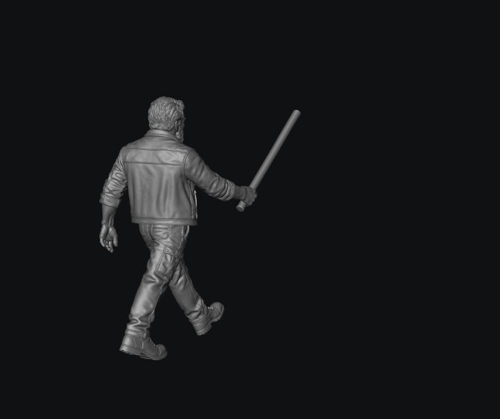 SW8327 Male Farmer Shouting and Waving Polypipe to Get Cows Moving 1:35/1:32 Scale 'Hand Painted'