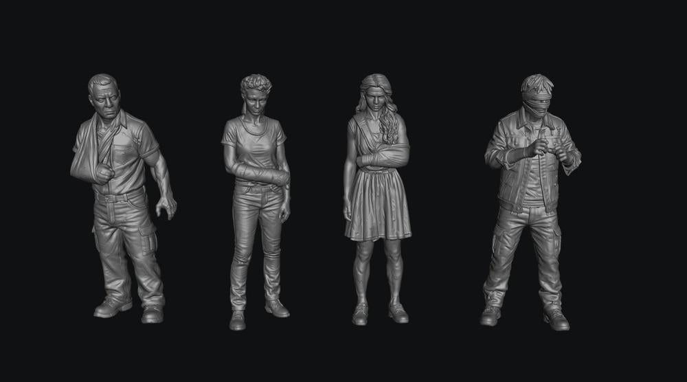 SW8314 Young Injured Patients 1:35/1:32 Scale 'Hand Painted'