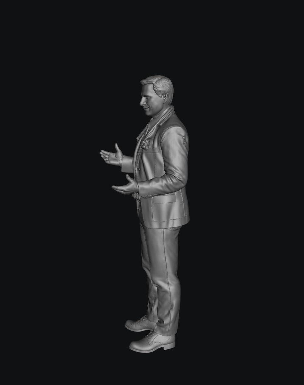 SW8313 Male Vet in Smart Clothing 1:35/1:32 Scale 'Hand Painted'