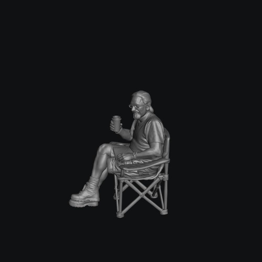 WOSC025 When Nature Calls - The Patient Philosopher 1:35/1:32 Scale 'Hand Painted'