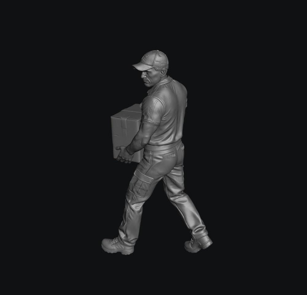 SW9605 Removels Company Workers 2 1:35/1:32 Scale 'Hand Painted'