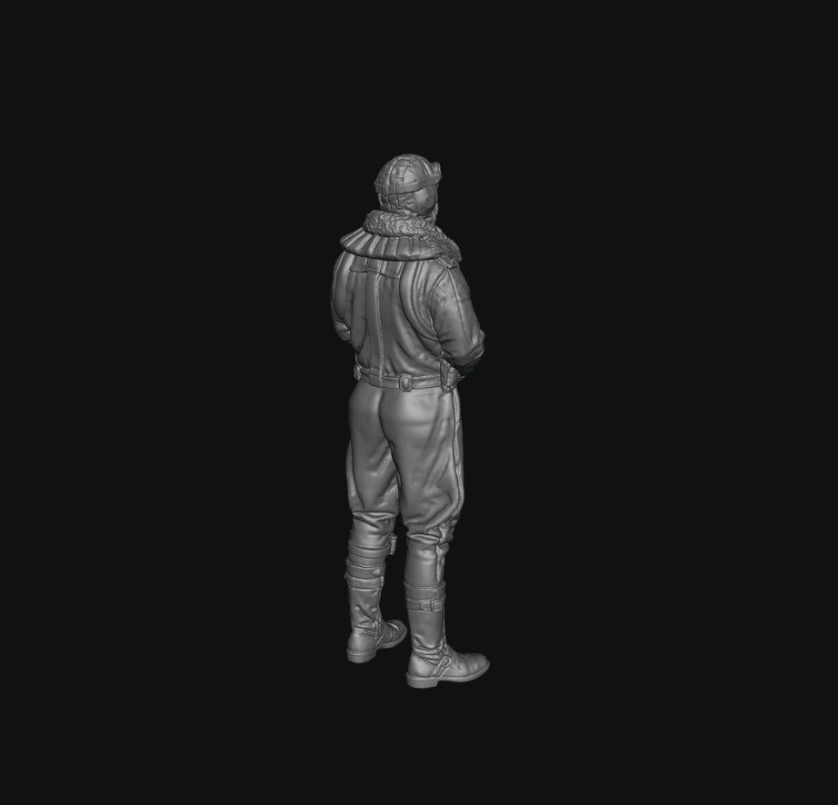 SW5042 WW2 German Fighter Pilot Standing B 1:35/1:32 Scale 'Hand Painted'