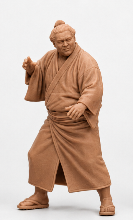 SW9341 Sumo Wrestlers 1:35/1:32 Scale 'Hand Painted'