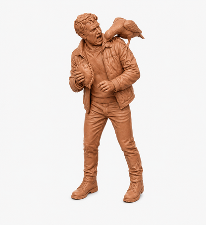 SW9571 Male with Pastie and Seagull Fight 1:35/1:32 Scale 'Hand Painted'