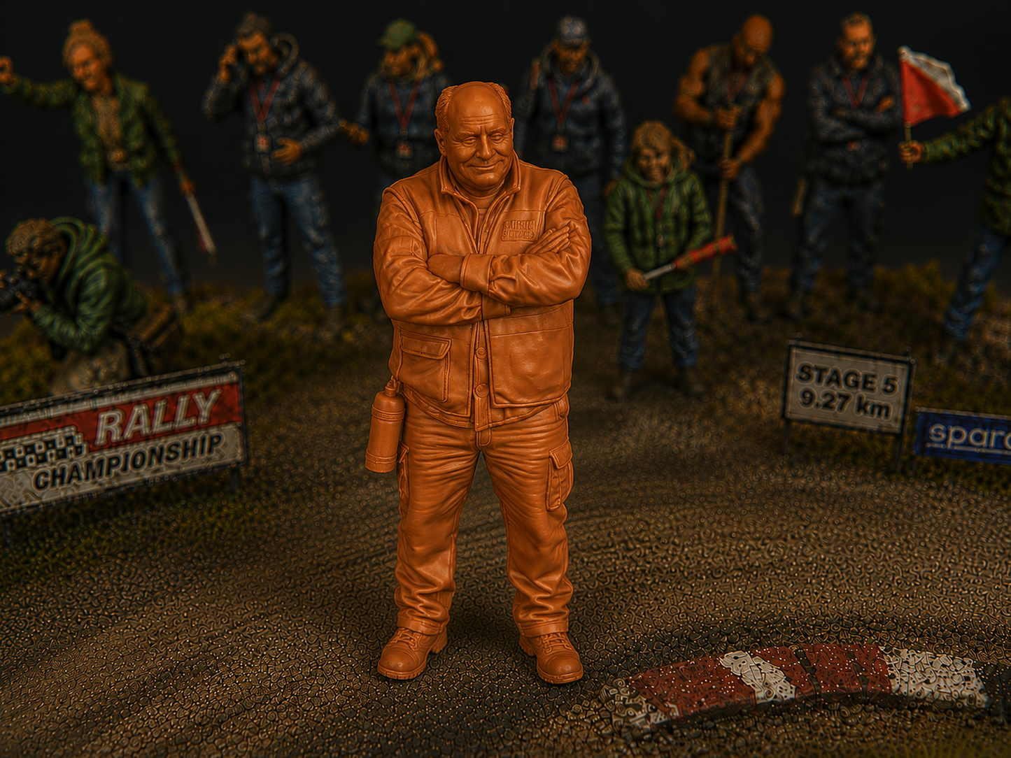 WOSC012 - Trackside Rally Crew - The Veteran Marshal (Male)