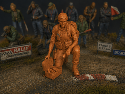 WOSC012 - Trackside Rally Crew - The Medic Marshal (Female)