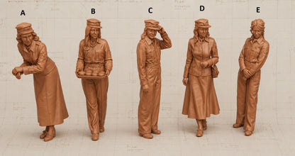 SW9321 WW2 Red Cross Females