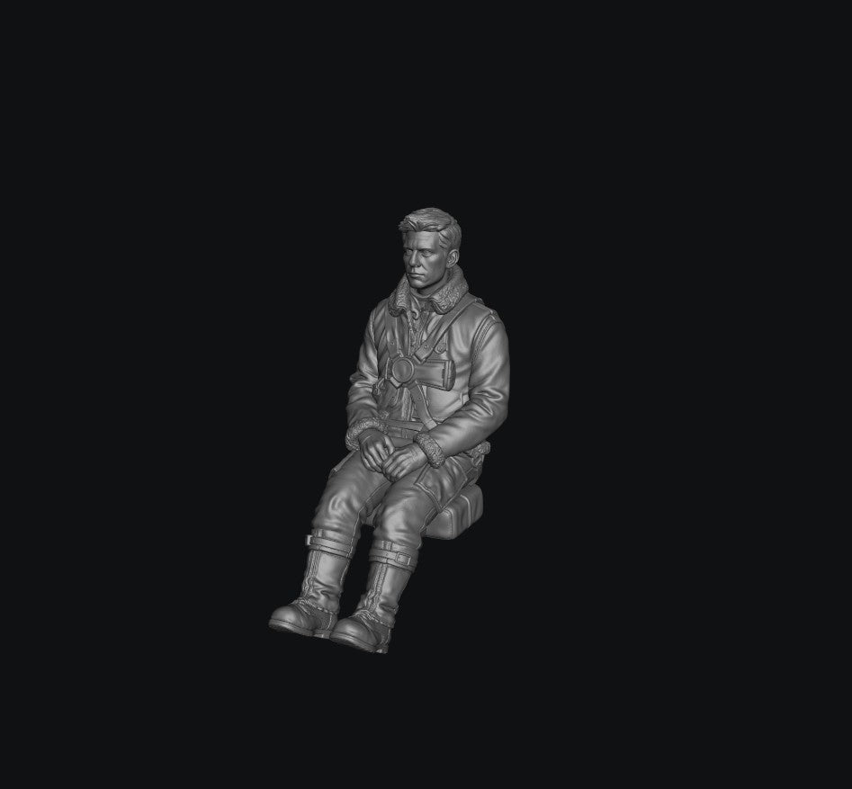 SW1154 WW2 RAF Pilot B 1:35/1:32 Scale 'Hand Painted'