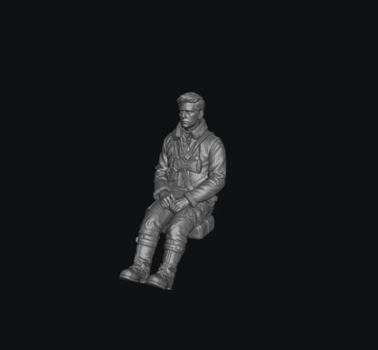 SW1154 WW2 RAF Pilot B 1:35/1:32 Scale 'Hand Painted'