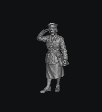 SW1154 WW2 RAF WAAF Saluting B 1:35/1:32 Scale 'Hand Painted'