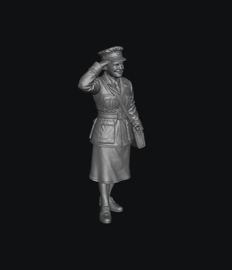 SW1154 WW2 RAF WAAF Saluting B 1:35/1:32 Scale 'Hand Painted'
