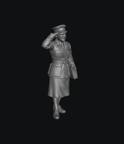 SW1154 WW2 RAF WAAF Saluting B 1:35/1:32 Scale 'Hand Painted'