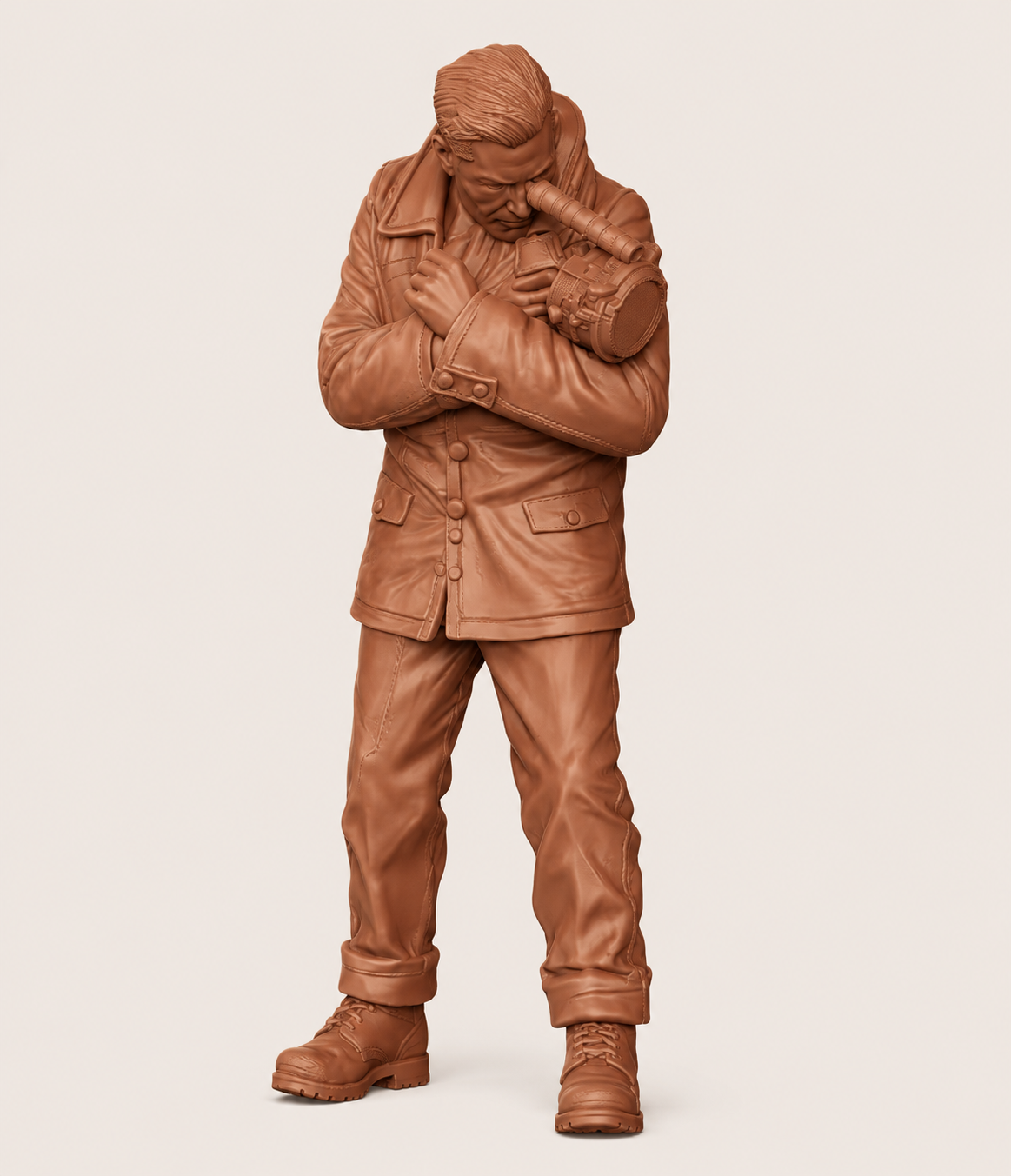 SW2217 WW2 Naval Rating with Signal Aldis Lamp 1:35/1:32 Scale 'Hand Painted'