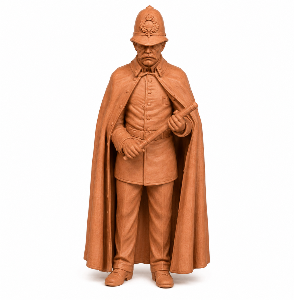 SW3044 Victorian-Edwardian Police Standing Guard 1:35/1:32 Scale 'Hand Painted'