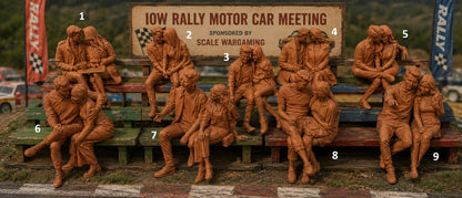 SW9302 Couples Sitting 1:35/1:32 Scale 'Hand Painted'