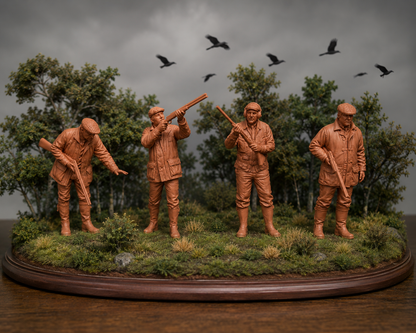 SW9332 Farmers with Shotguns