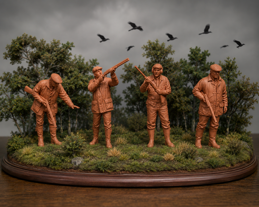 SW9332 Farmers with Shotguns