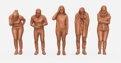 SW9371 Sick Patients 1:35/1:32 Scale 'Hand Painted'