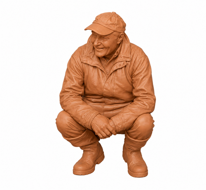 SW9561 Charlie Ireland Kneeling - Clarkson's Farm 1:35/1:32 Scale 'Hand Painted'