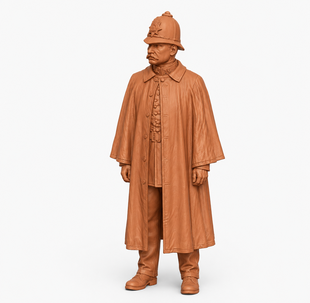 SW9573 Victorian-Edwardian Police in Cape 1:35/1:32 Scale 'Hand Painted'