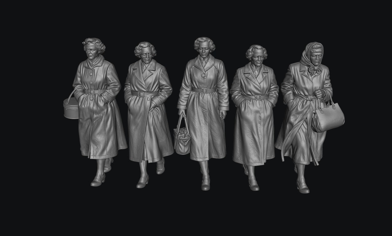 SW9594 1940 Working Wives 1:35/1:32 Scale 'Hand Painted'