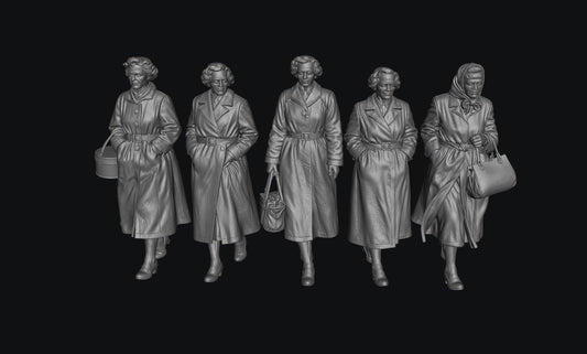 SW9594 1940 Working Wives 1:35/1:32 Scale 'Hand Painted'