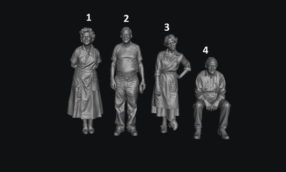 SW9602 1950's Shop keepers 1:35/1:32 Scale 'Hand Painted'
