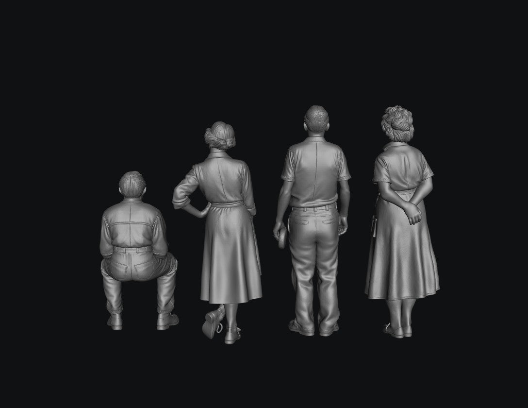 SW9602 1950's Shop keepers 1:35/1:32 Scale 'Hand Painted'