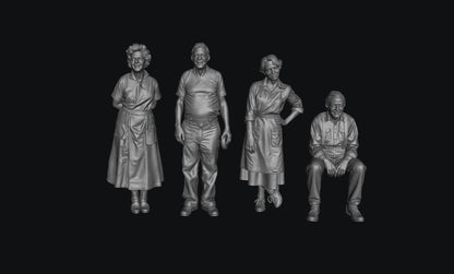 SW9602 1950's Shop keepers 1:35/1:32 Scale 'Hand Painted'