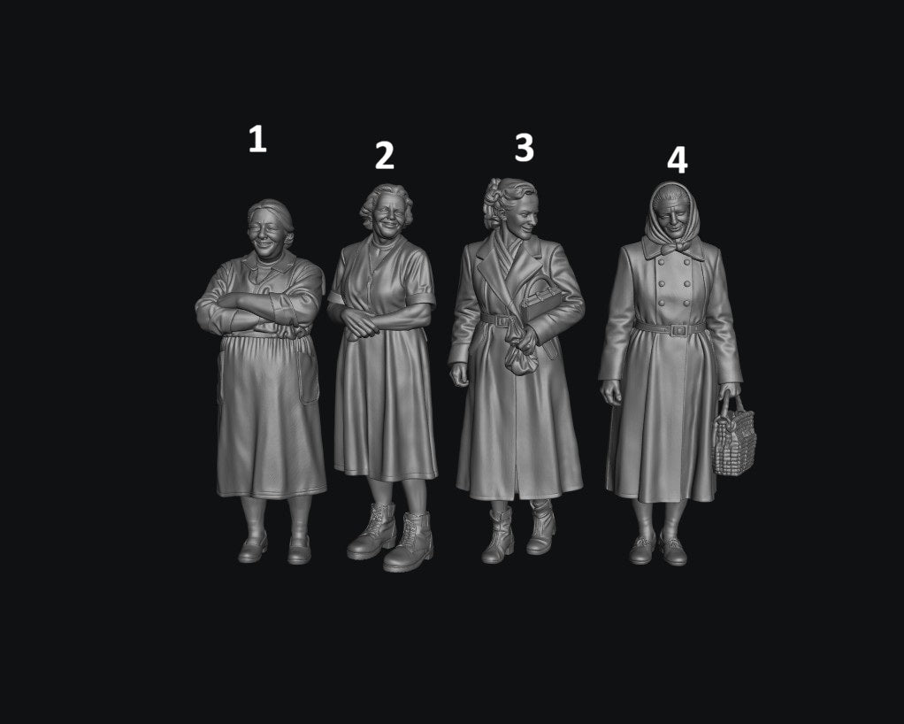 SW9603 1950's Housewives 1:35/1:32 Scale 'Hand Painted'