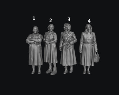 SW9603 1950's Housewives 1:35/1:32 Scale 'Hand Painted'