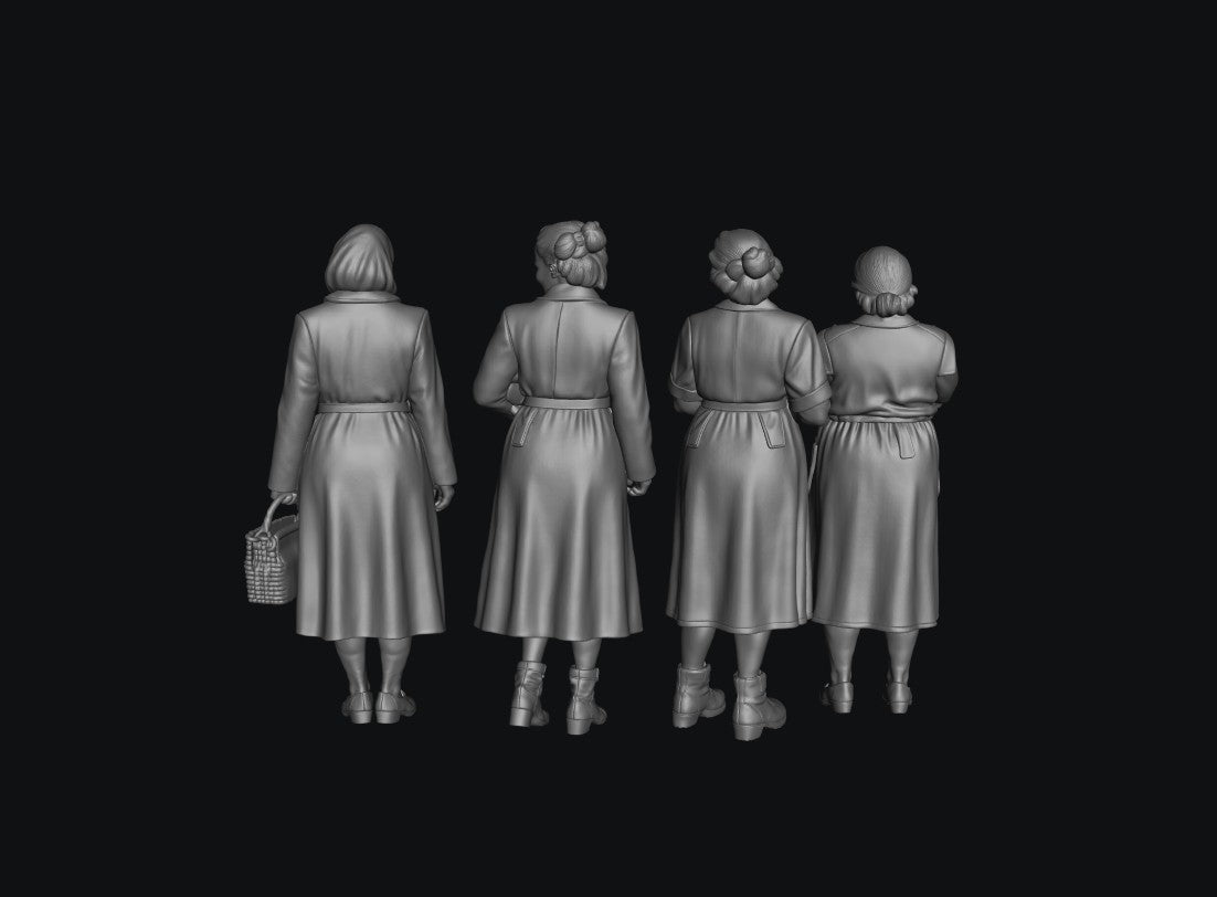 SW9603 1950's Housewives 1:35/1:32 Scale 'Hand Painted'