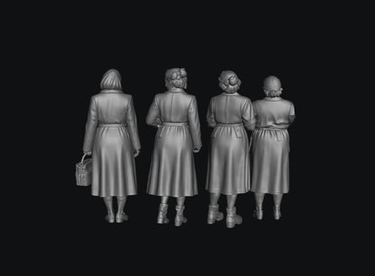 SW9603 1950's Housewives 1:35/1:32 Scale 'Hand Painted'