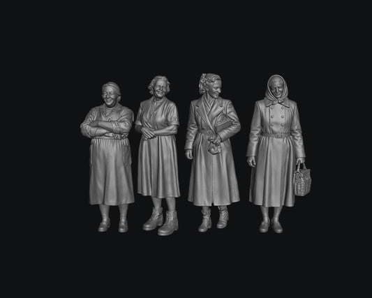 SW9603 1950's Housewives 1:35/1:32 Scale 'Hand Painted'