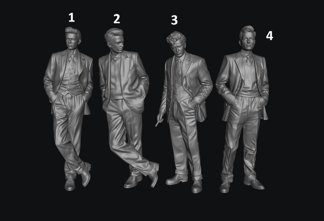 SW9604 1950's Teddy Boys 1:35/1:32 Scale 'Hand Painted'