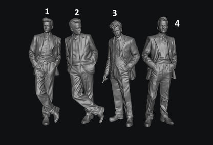 SW9604 1950's Teddy Boys 1:35/1:32 Scale 'Hand Painted'