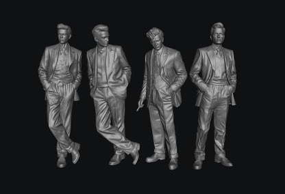 SW9604 1950's Teddy Boys 1:35/1:32 Scale 'Hand Painted'