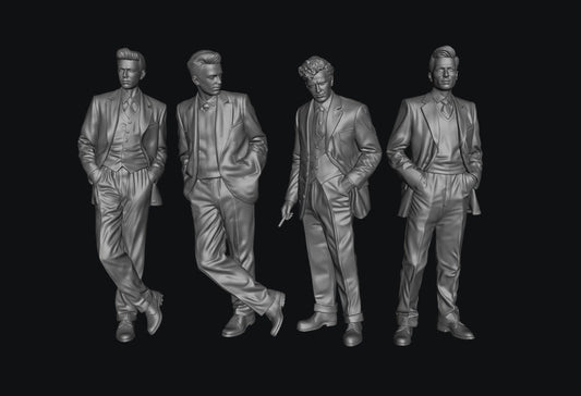SW9604 1950's Teddy Boys 1:35/1:32 Scale 'Hand Painted'