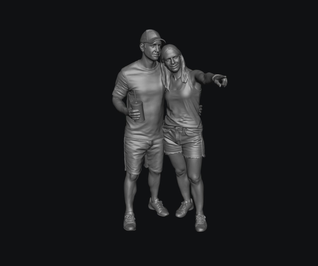 WOSC001 - Race Day Spectator - The Couple – Shared Moment