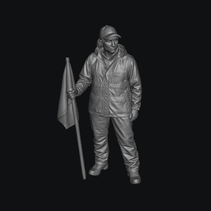 WOSC012 - Trackside Rally Crew - The All-Weather Marshal (Female)