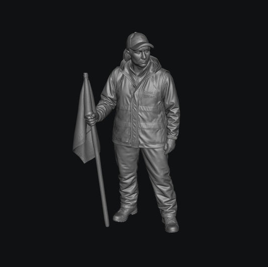 WOSC012 - Trackside Rally Crew - The All-Weather Marshal (Female)