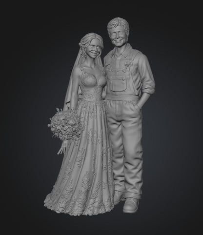 SW5111 Wedding Bride and Farmer