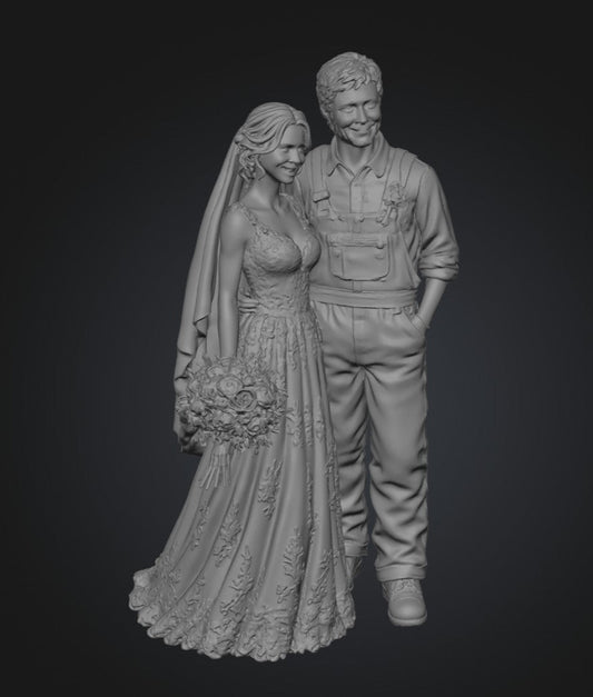 SW5111 Wedding Bride and Farmer