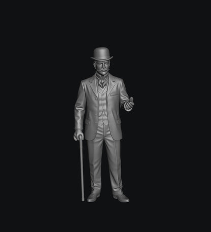 SW5114 - Edwardian/Victorian Railway Passenger 1 1:35/1:32 Scale 'Hand Painted'