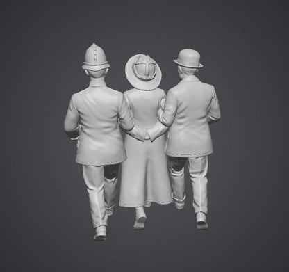 SW9320 Arrested Women's Suffrage Lady