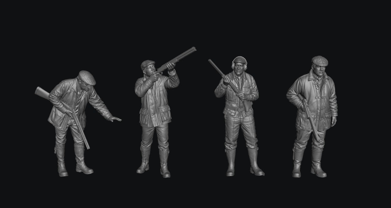 SW9332 Farmers with Shotguns