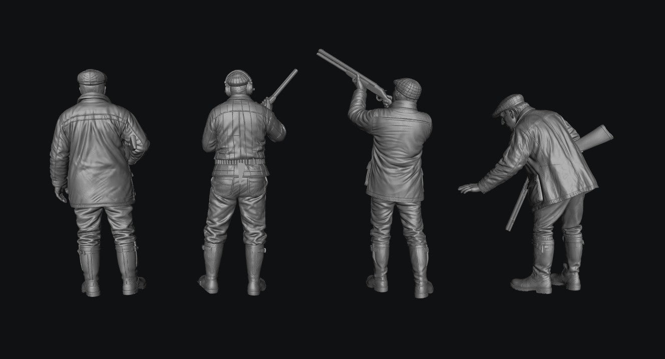 SW9332 Farmers with Shotguns