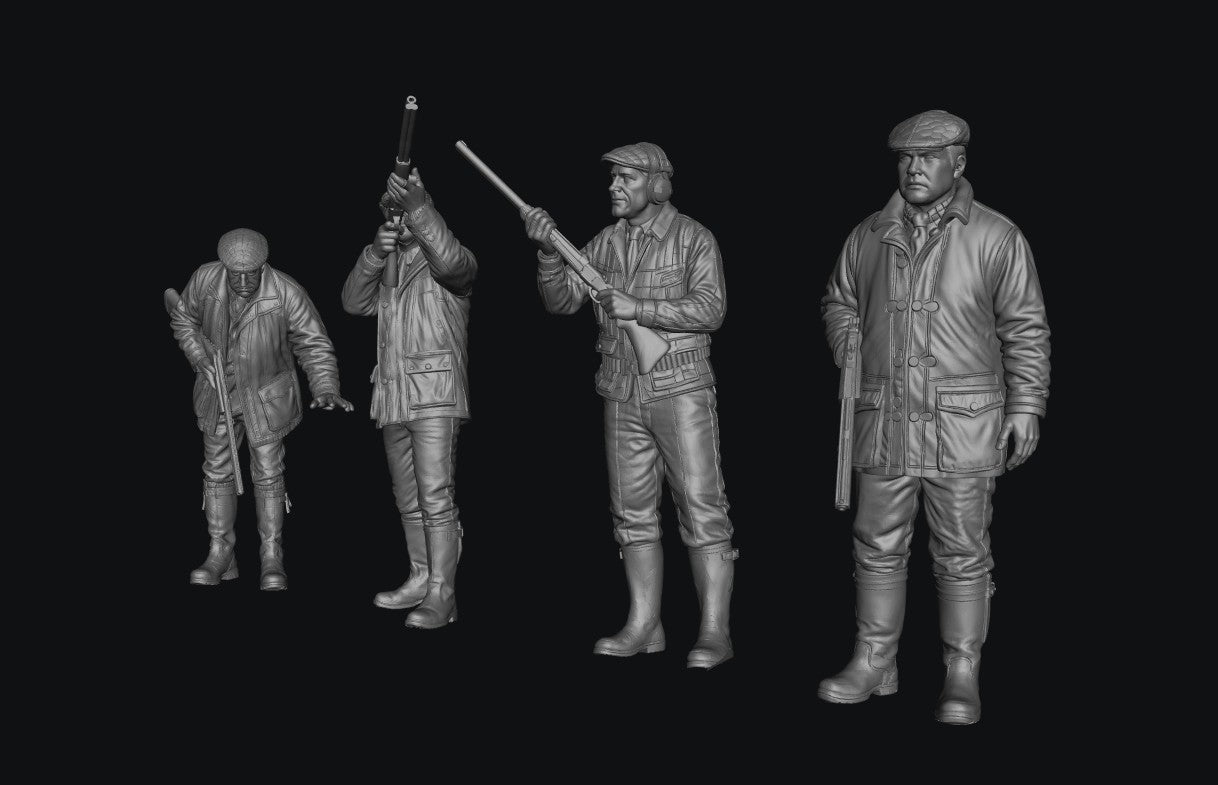 SW9332 Farmers with Shotguns