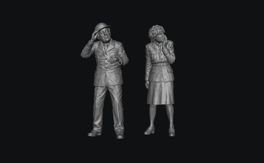 SW8245 WW2 RAF Officers Scared